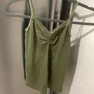 Green tank top